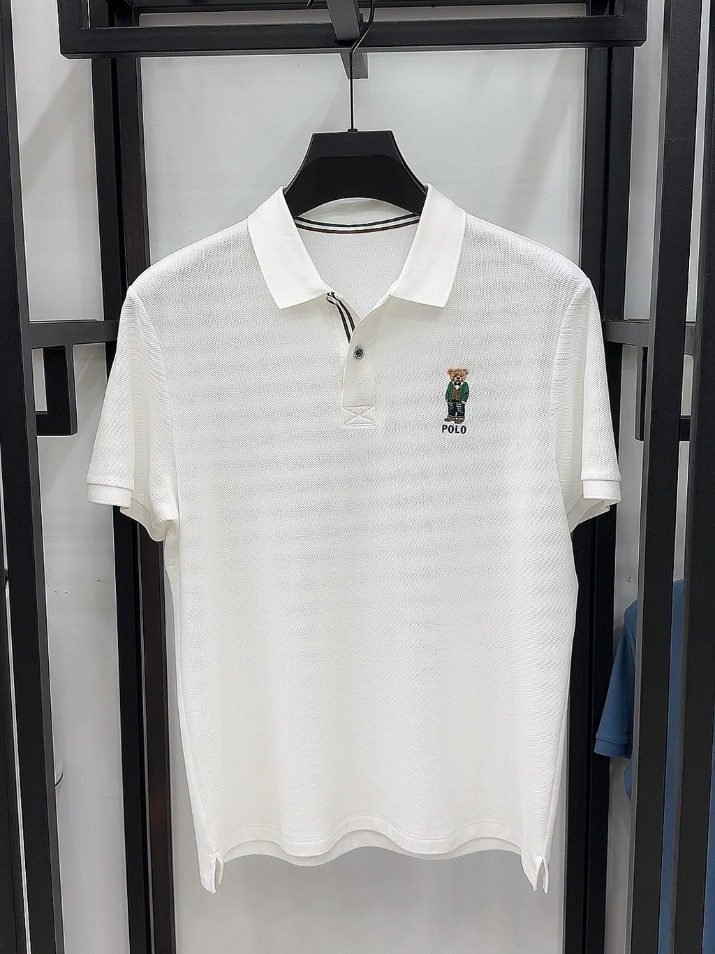 Heritage Regent Bear Embroidered Premium Cotton Polo Shirt