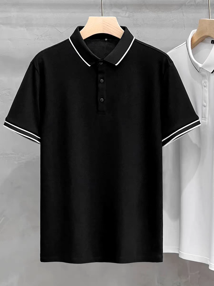 CrownLine Luxe Men’s Premium Stretch Polo Shirt Elegant Comfort