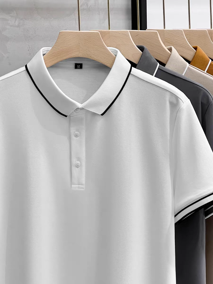 CrownLine Luxe Men’s Premium Stretch Polo Shirt Elegant Comfort