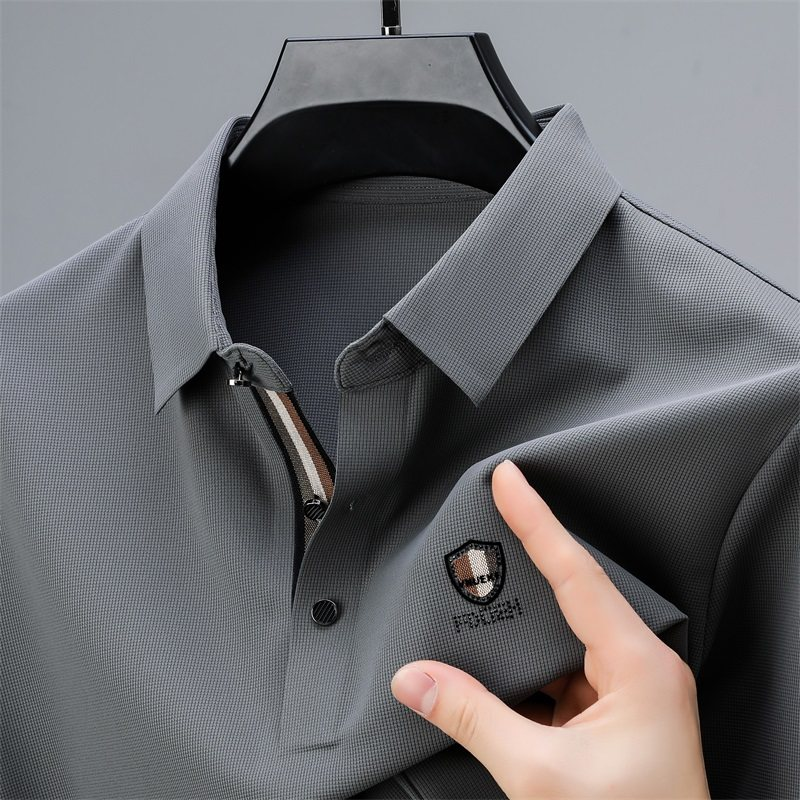 TitanMark Shield Polo T-Shirt – Stretch Fabric Seamless Luxury