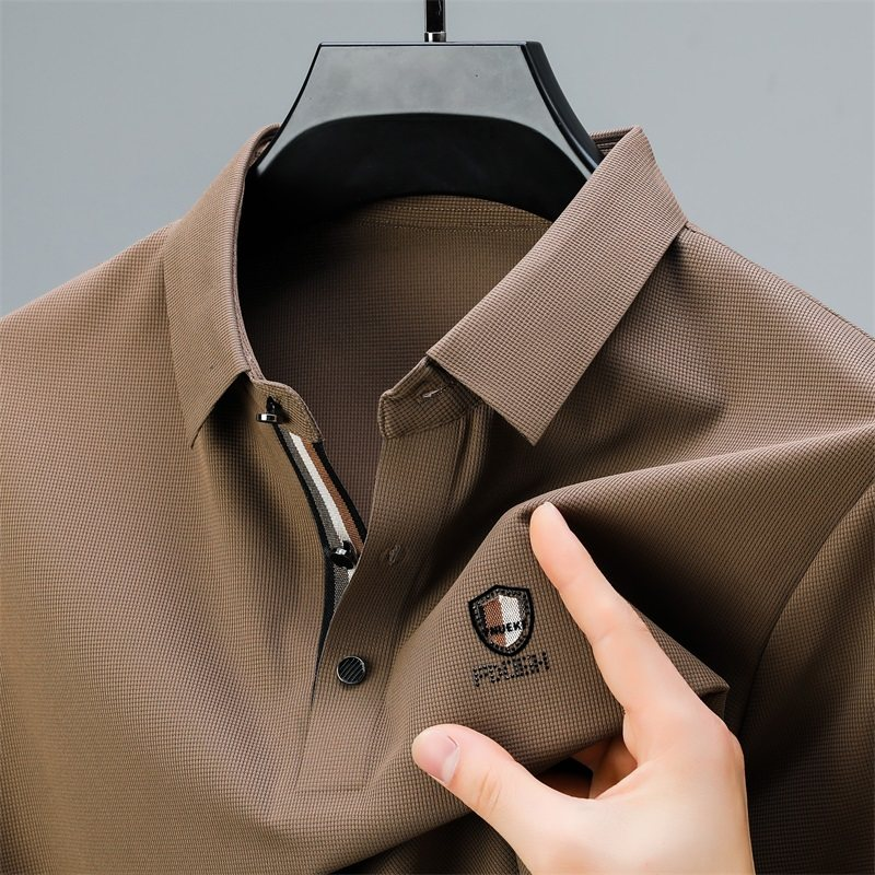 TitanMark Shield Polo T-Shirt – Stretch Fabric Seamless Luxury